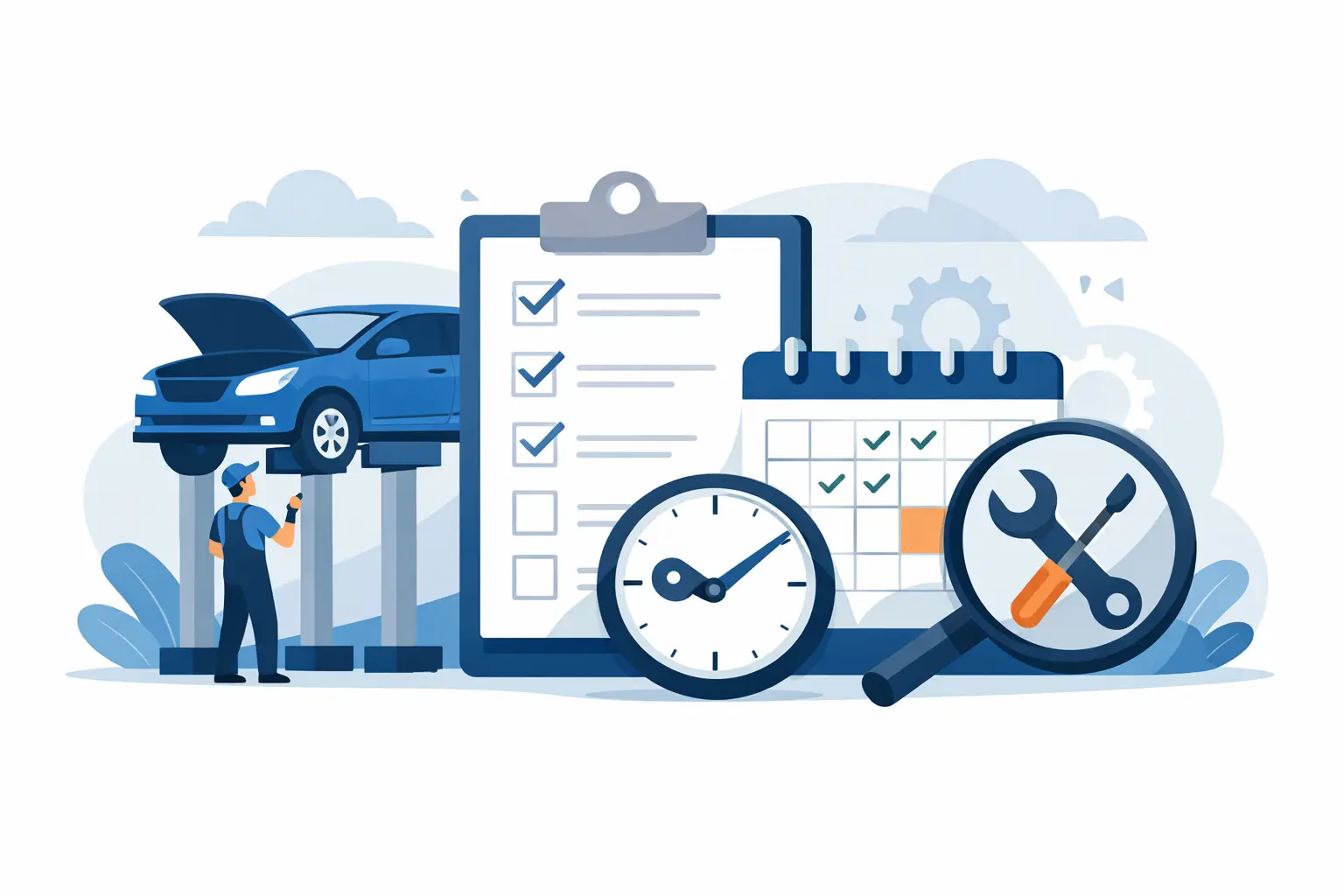 Kuinka usein auto huolletaan? Selkeä huoltorytmi