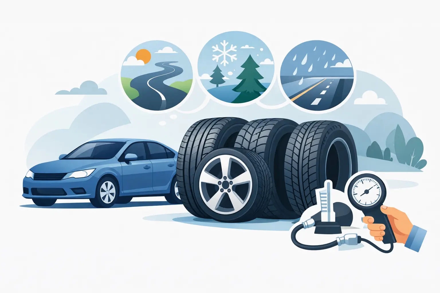 Miten valita sopivat renkaat omaan autoon?